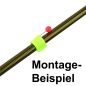 Preview: Rutenclip-Bissanzeiger Leuchtgelb #M
